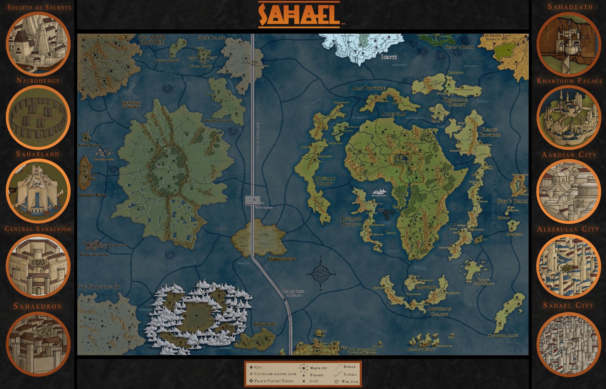 SAHAEL WORLD MAP 1 OF 2